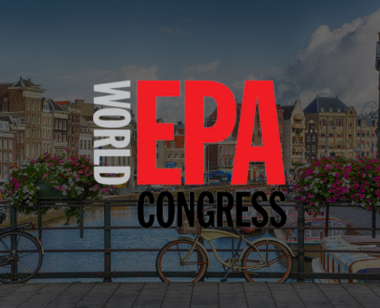 World EPA congress logo on background